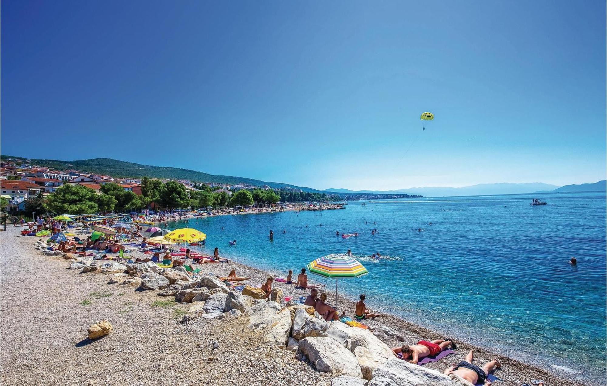 Cozy Apartment In Crikvenica With House Sea View Kültér fotó