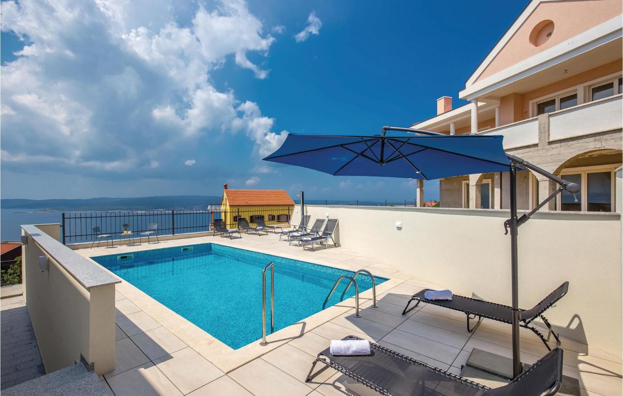Cozy Apartment In Crikvenica With House Sea View Kültér fotó