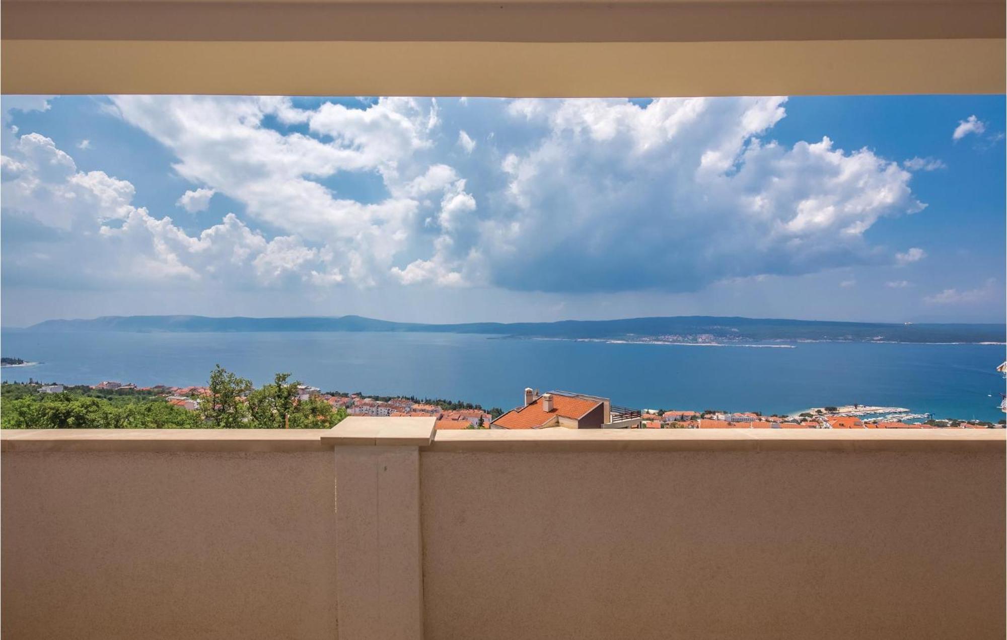 Cozy Apartment In Crikvenica With House Sea View Kültér fotó